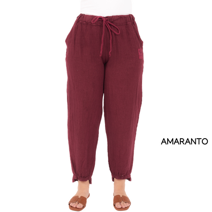 LINEN PANT ITALY (S)