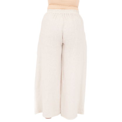 Vera May Italian Linen Sabbia Pant 6723