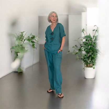 Vera May Italian Linen Ottanio Pant 6724