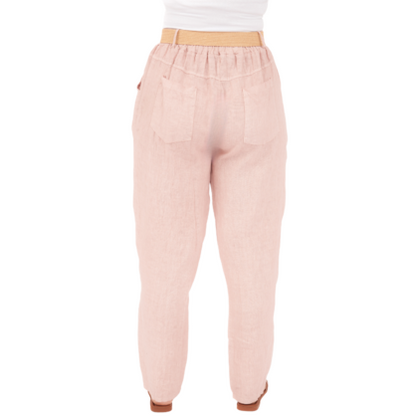 Vera May Italian Linen Cipria Pant 6724