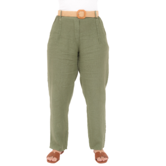 Vera May Italian Linen Militare Pant 6724