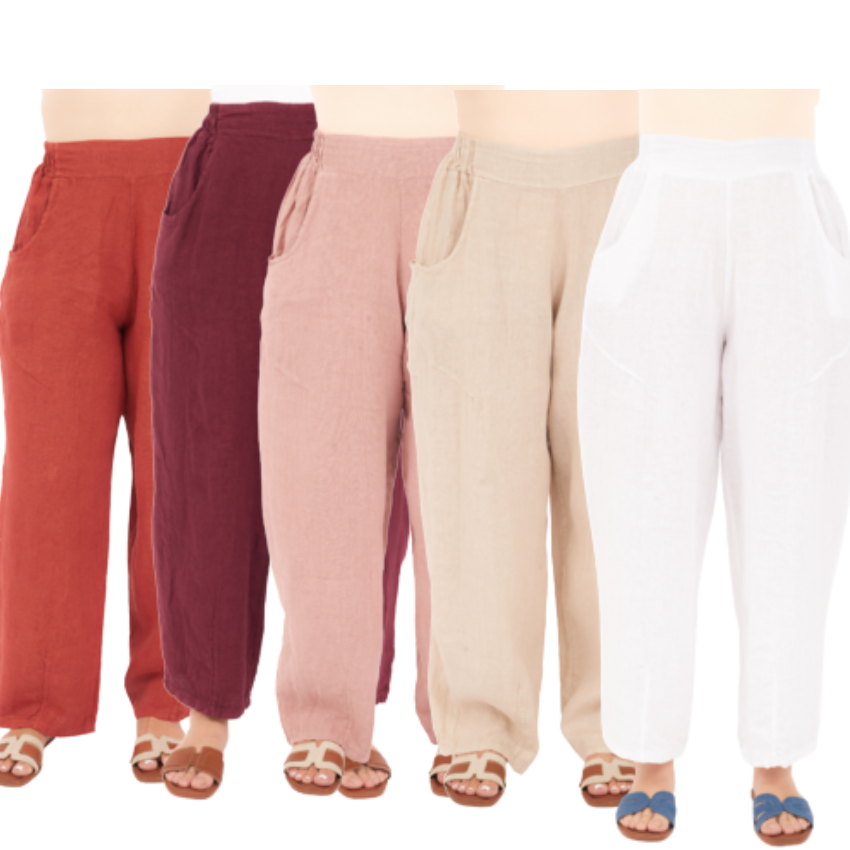 LINEN PANT ITALY (S)