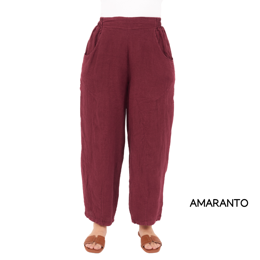LINEN PANT ITALY (S)