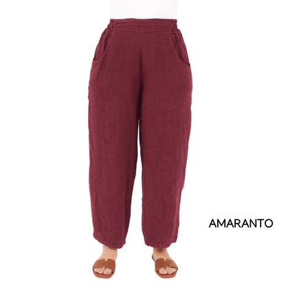 LINEN PANT ITALY (S)