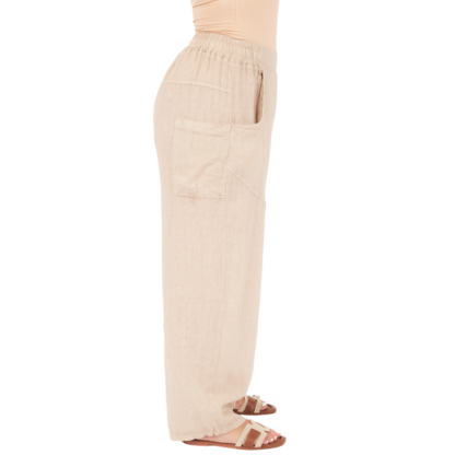 Vera May Italian Linen Cashmere Pant 6726
