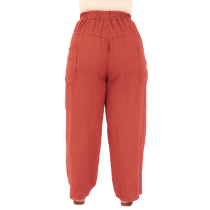 Vera May Italian Linen Chilli Pant 6726
