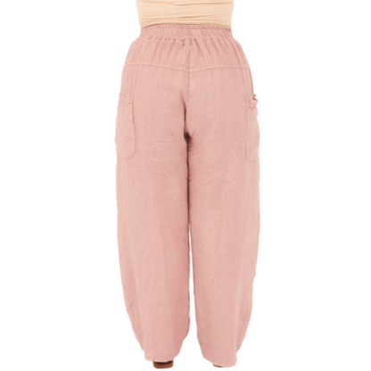 Vera May Italian Linen Rosa Pant 6726