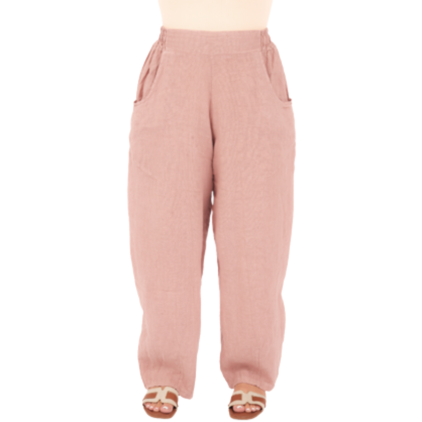 Vera May Italian Linen Rosa Pant 6726