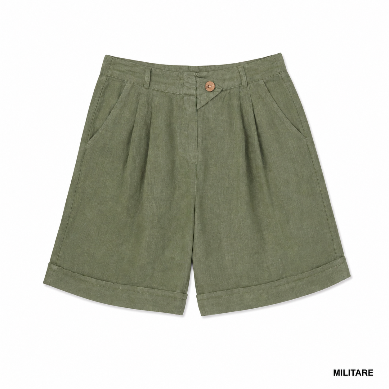 ITALIAN LINEN SHORTS (S)