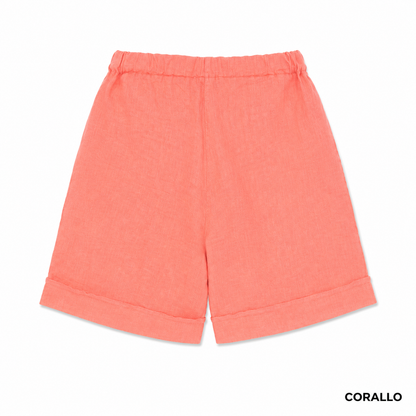 ITALIAN LINEN SHORTS (S)