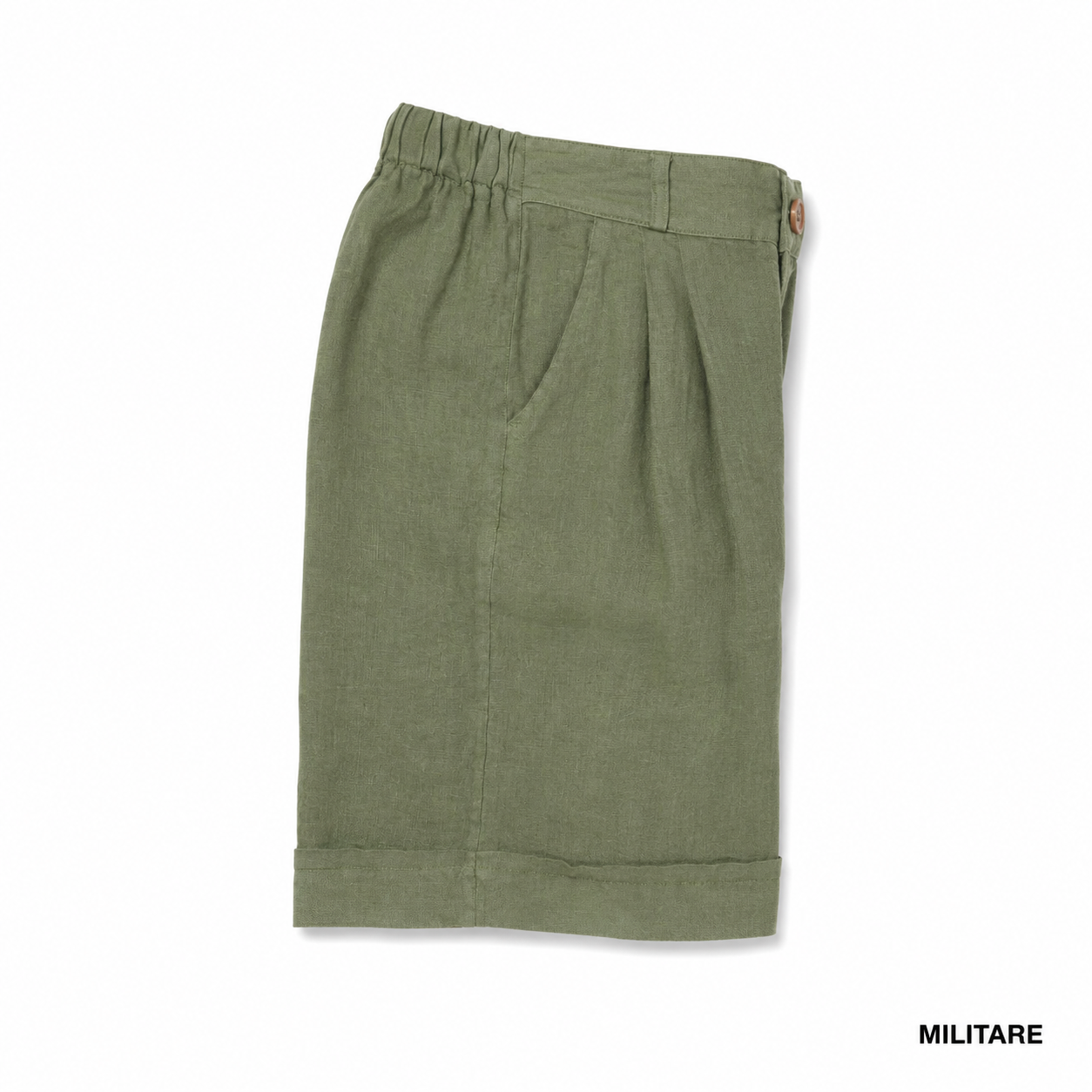 ITALIAN LINEN SHORTS (S)