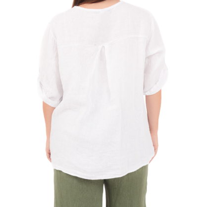 6729 BIANCO LINEN TOP