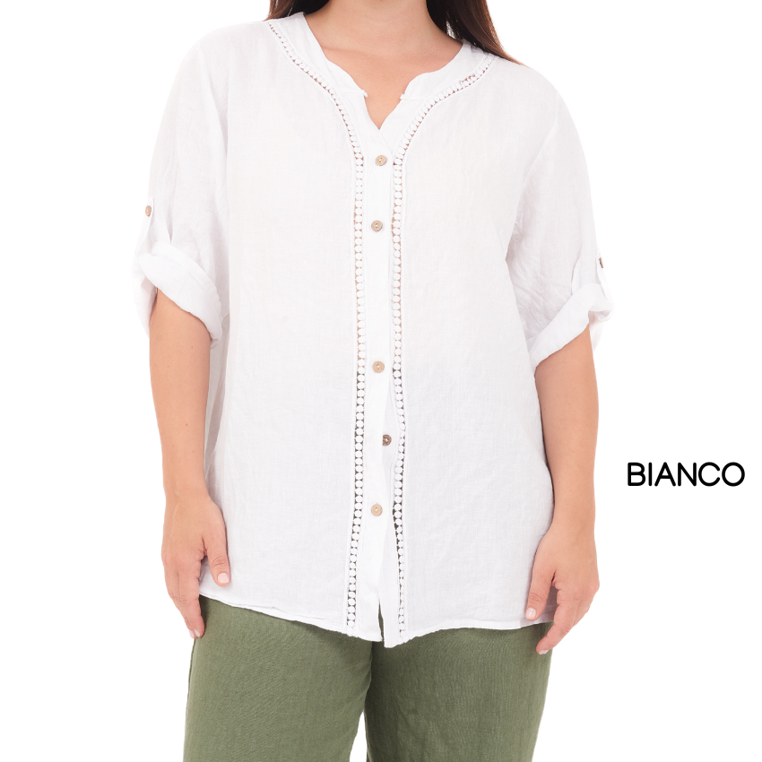 LINEN TOP ITALY (S)