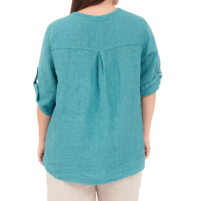 6729 OTTANIO LINEN TOP
