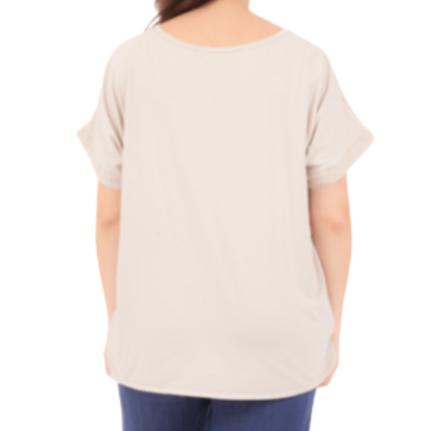 6731 NUDE ITALIAN COTTON TOP