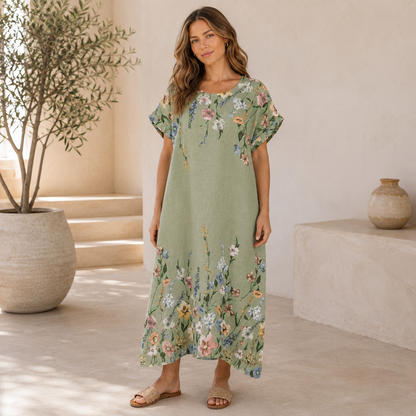ITALIAN LINEN DRESS (S)