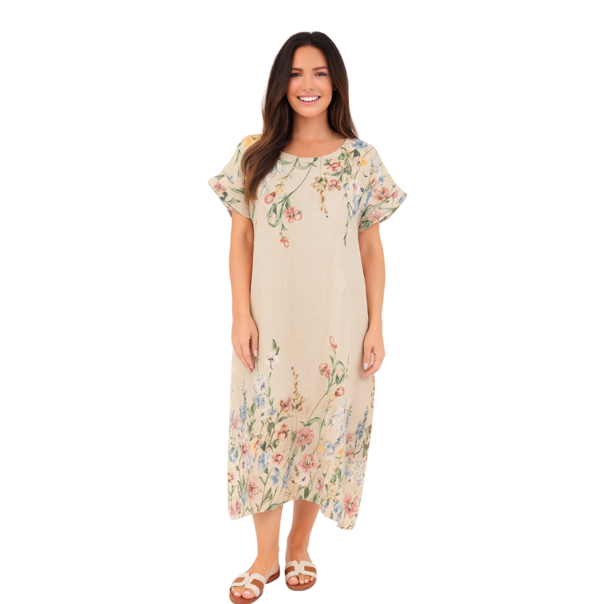 ITALIAN LINEN DRESS (S)