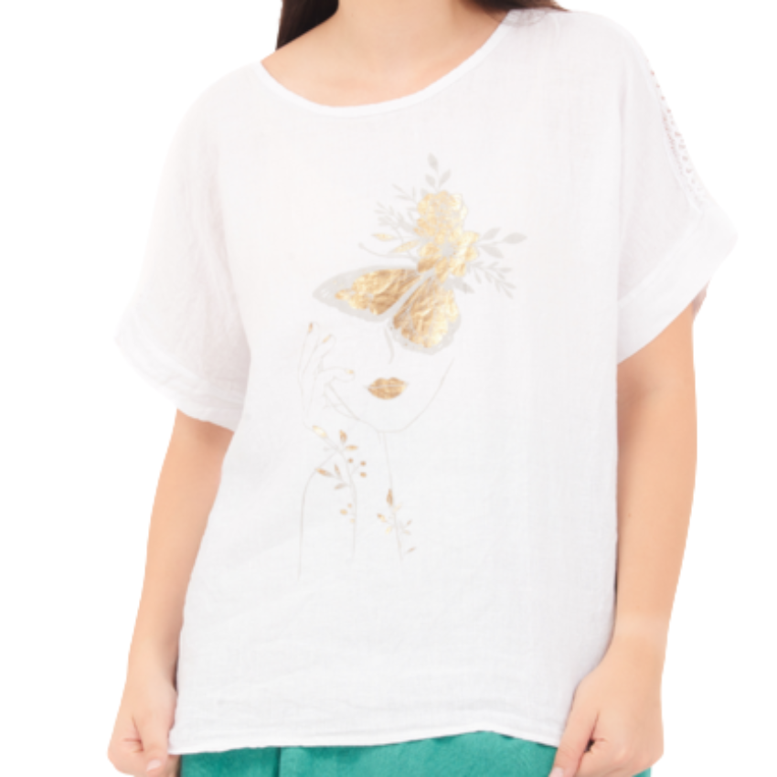 6737 BIANCO ITALIAN COTTON TOP