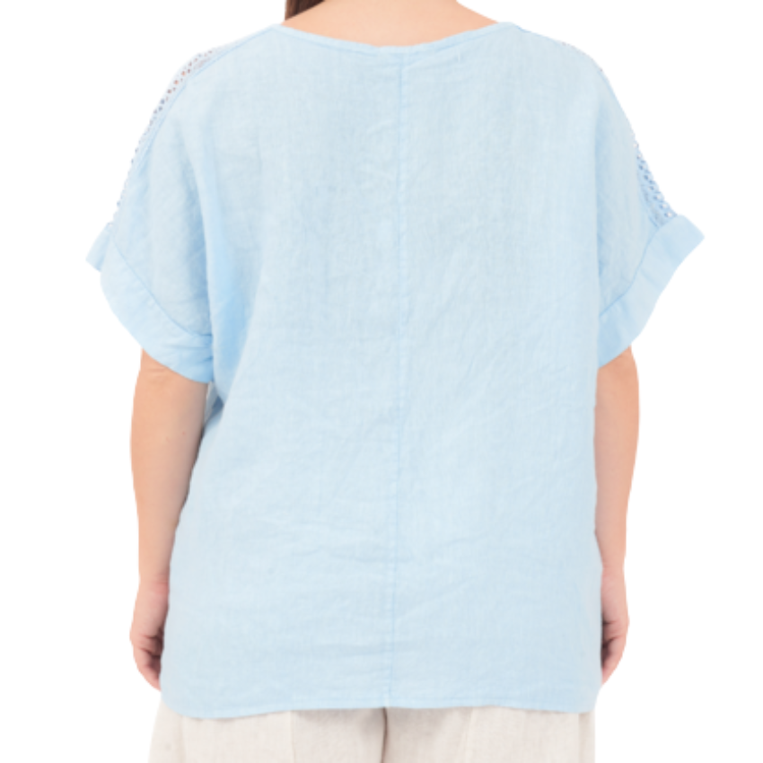 6737 CELESTE ITALIAN COTTON TOP