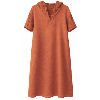 6785 Vera May Dress Hermes Rust