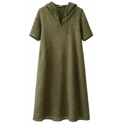 6785 Vera May Dress Militare Khaki Green