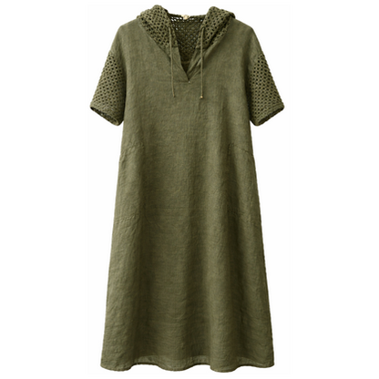 6785 Vera May Dress Militare Khaki Green