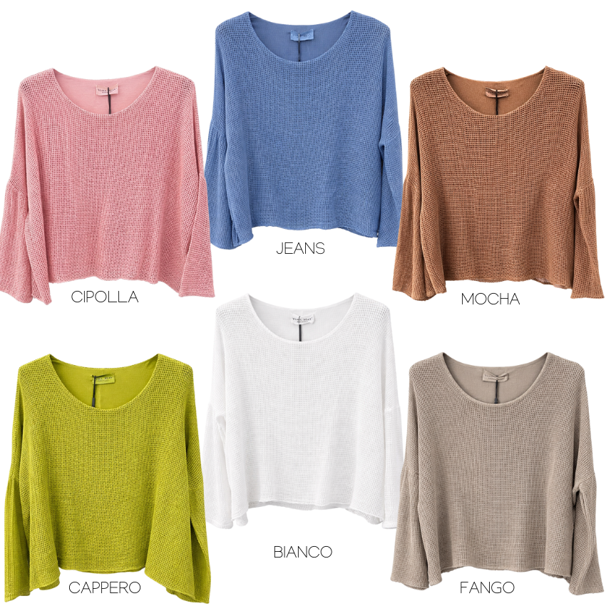 ITALIAN  LONGSLEEVE TOP
