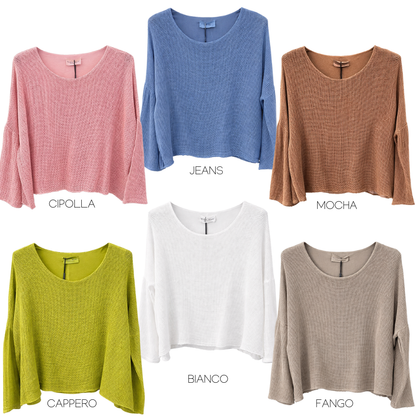 ITALIAN  LONGSLEEVE TOP