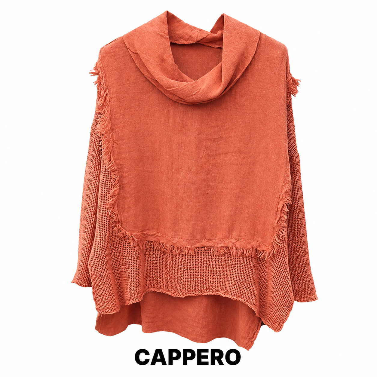 ITALIAN LINEN PONCHO