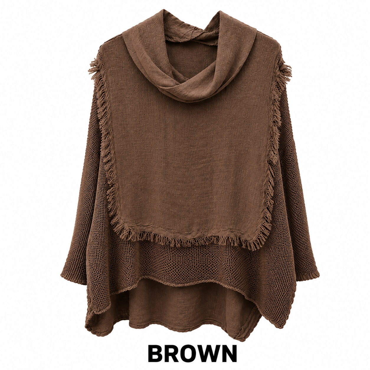ITALIAN LINEN PONCHO