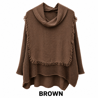 ITALIAN LINEN PONCHO