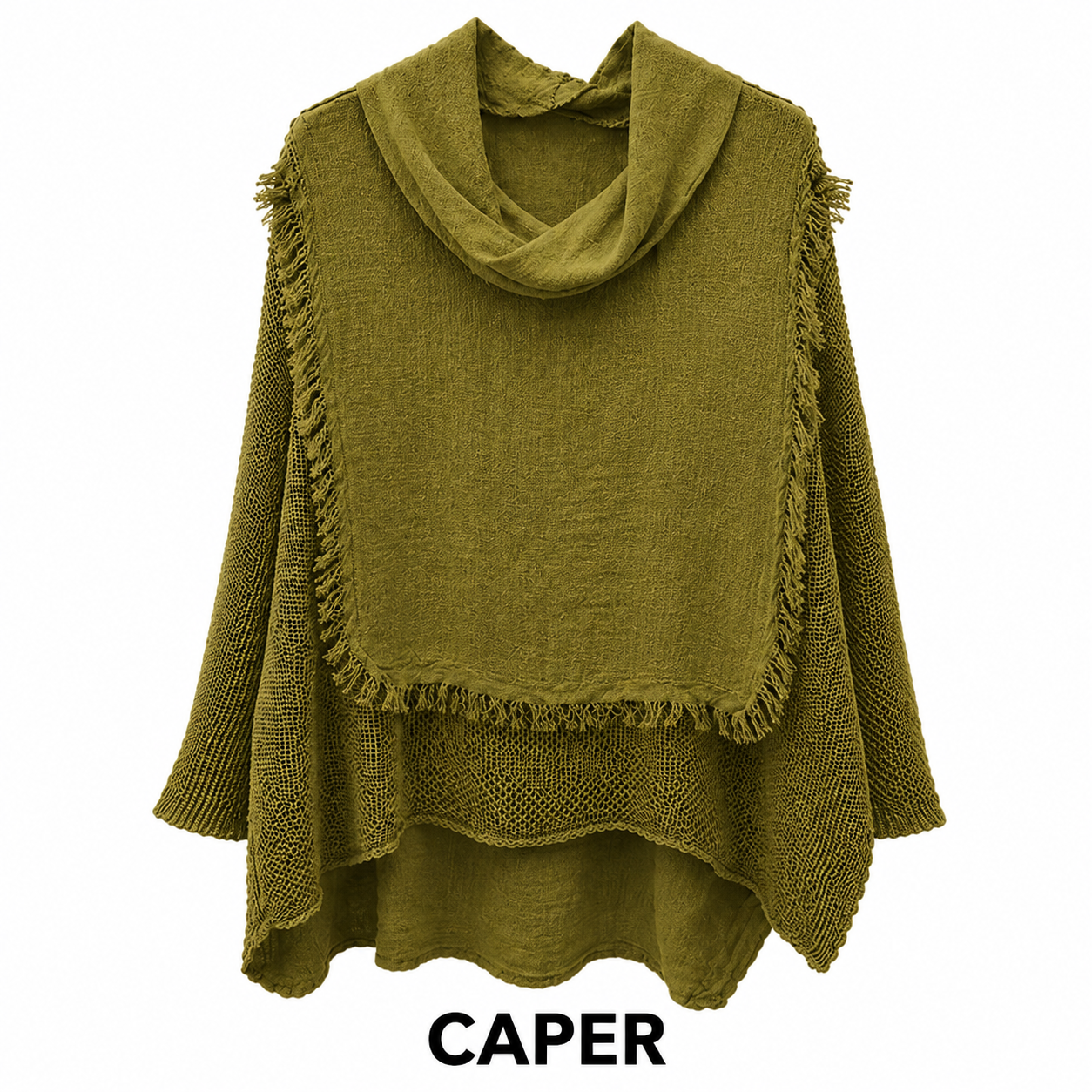 ITALIAN LINEN PONCHO