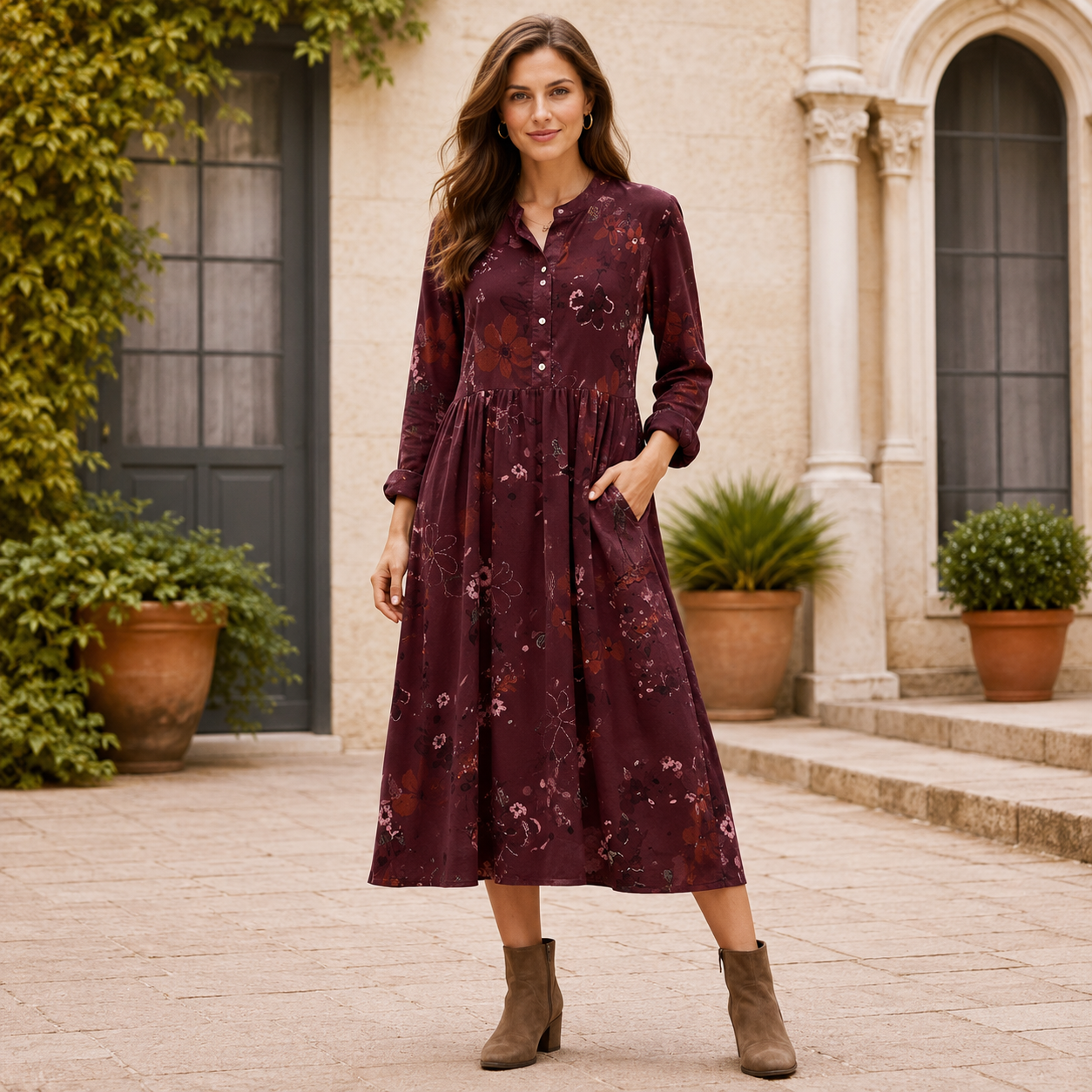 Vera May Italian Winter Dress 6815