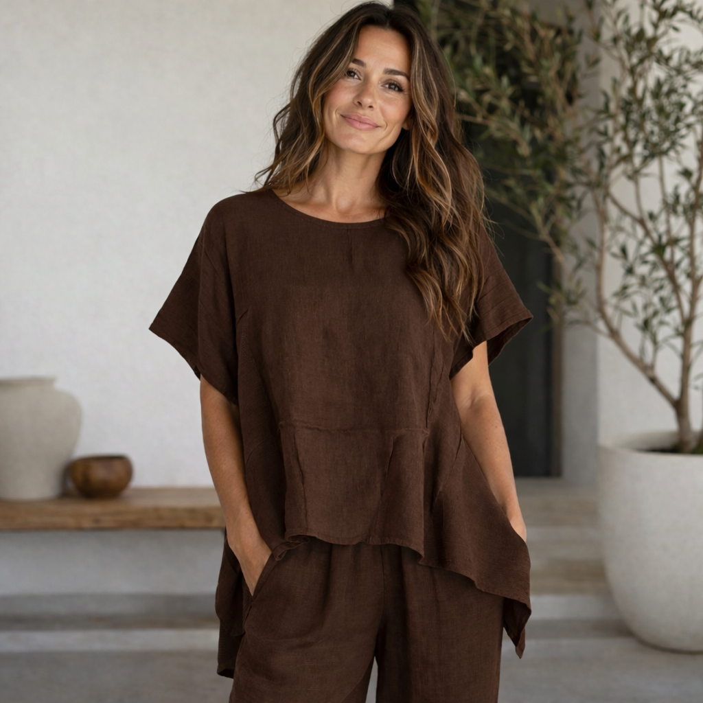ITALIAN LINEN TOP