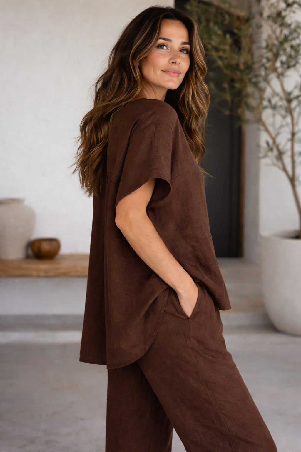 ITALIAN LINEN TOP