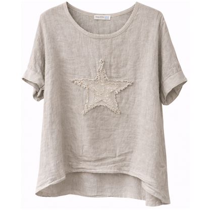 ITALIAN LINEN TOP