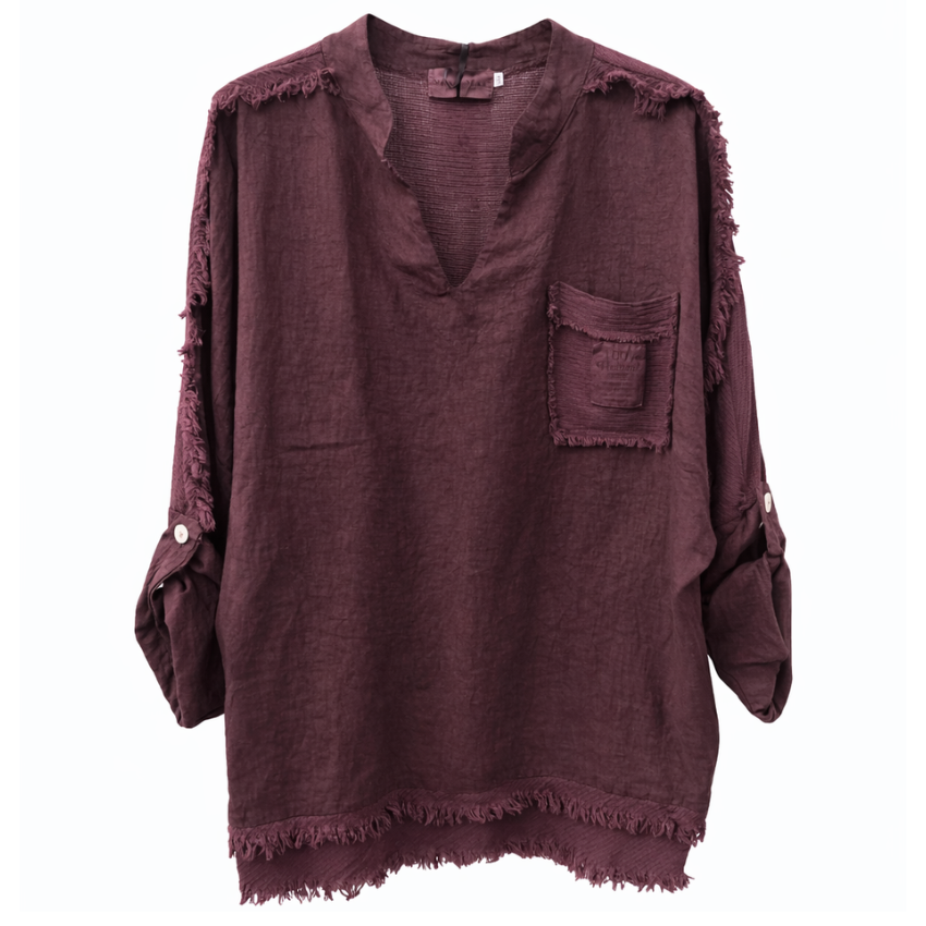 ITALIAN LINEN TOP