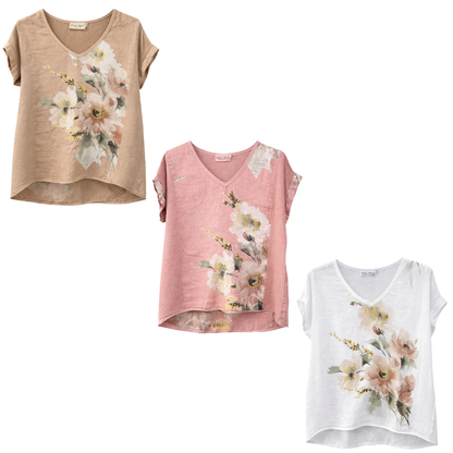 ITALIAN LINEN TOP