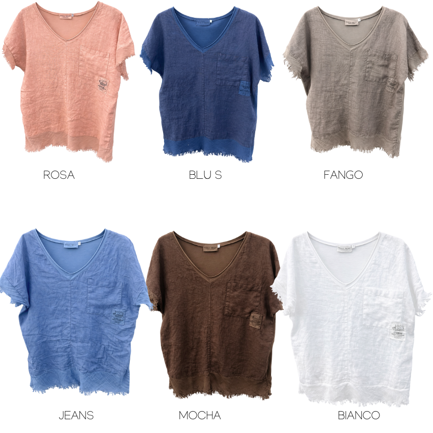 ITALIAN LINEN TOP