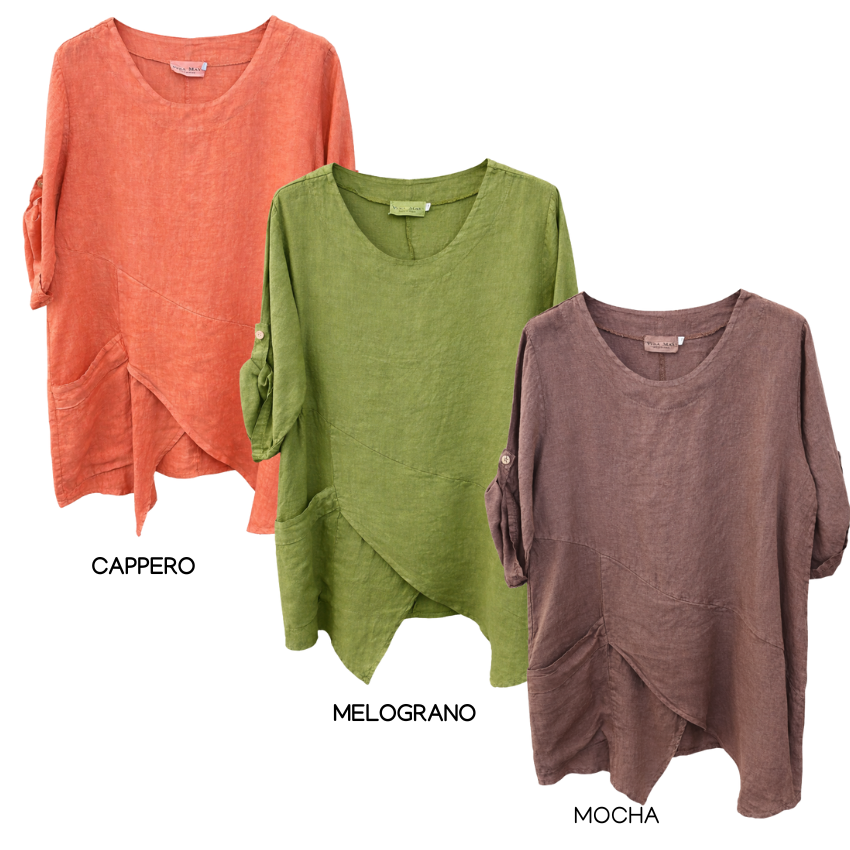 ITALIAN LINEN TOP