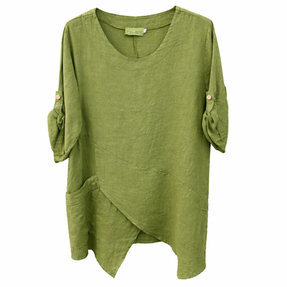 ITALIAN LINEN TOP