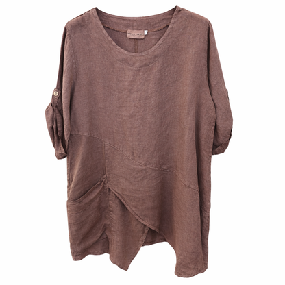 ITALIAN LINEN TOP
