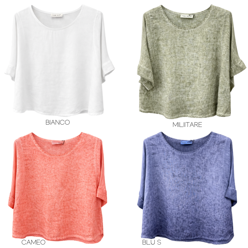 ITALIAN LINEN TOP
