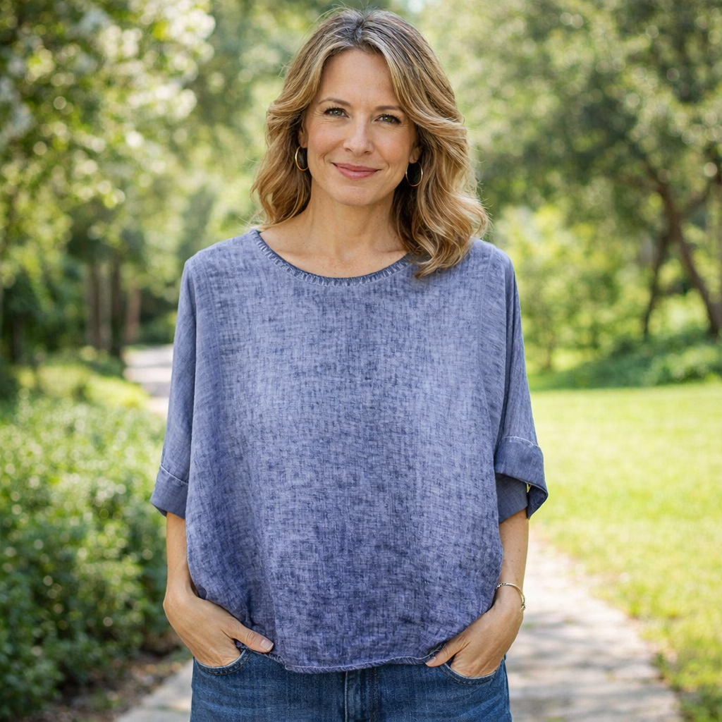 ITALIAN LINEN TOP