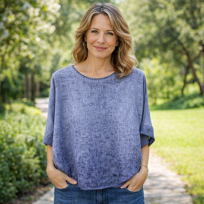 ITALIAN LINEN TOP