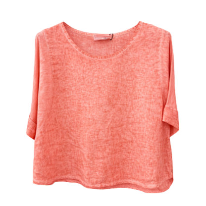 ITALIAN LINEN TOP
