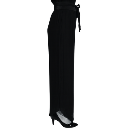 VERA MAY BLACK ITALIAN SILK PANT 2989