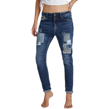 Vera May Italian Denim Dark Jeans 7233