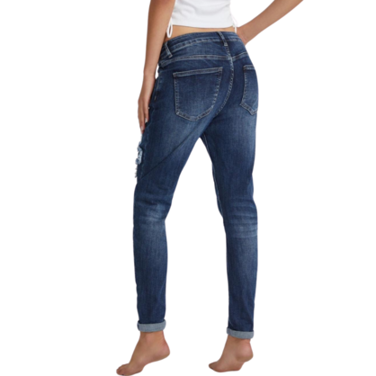Vera May Italian Denim Dark Jeans 7233