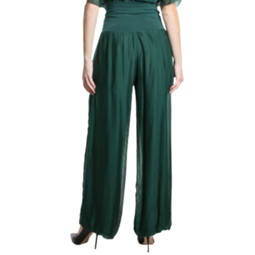 VERA MAY BOTTLE ITALIAN SILK PANT 8030